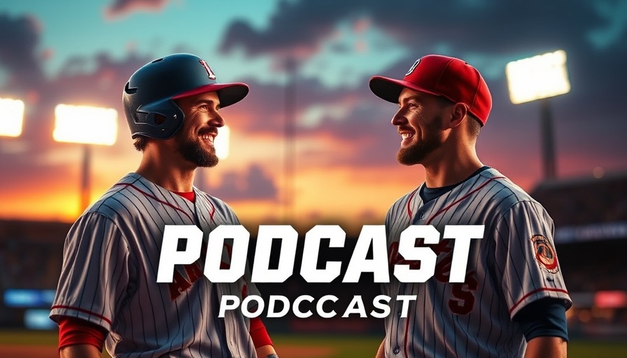 Transfer Portal Targets for Arkansas Baseball podcast graphic with players and stadium.