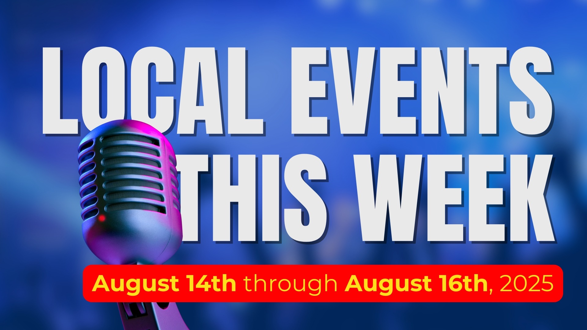 Northwest Arkansas events promotional poster.