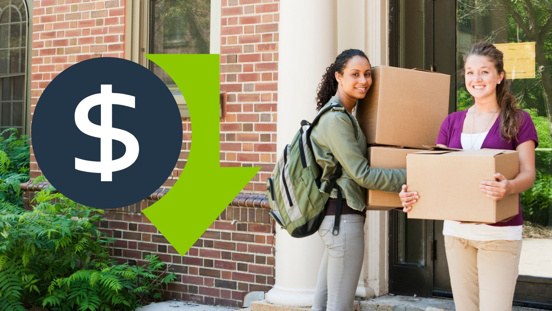 young students moving into new student apartments