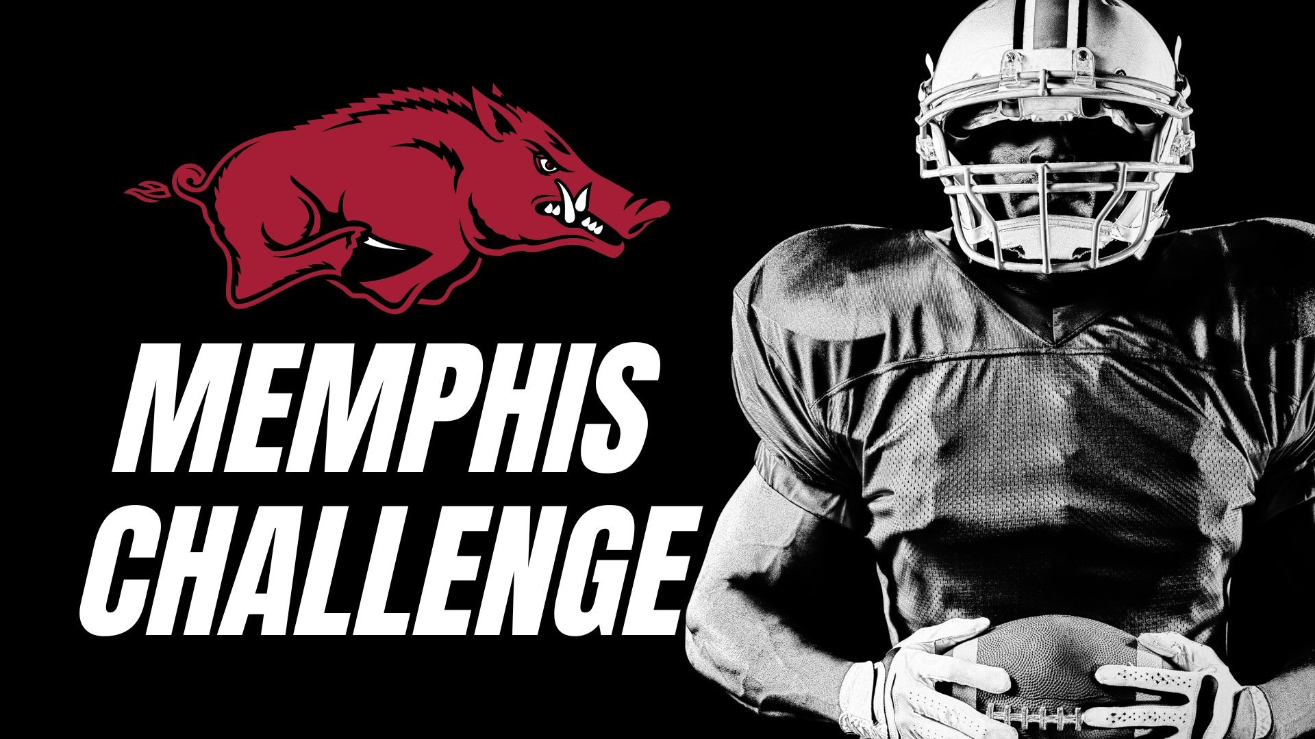 Arkansas Razorbacks coach looking thoughtful outdoors.