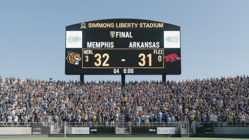 Arkansas - Memphis Football Final Score