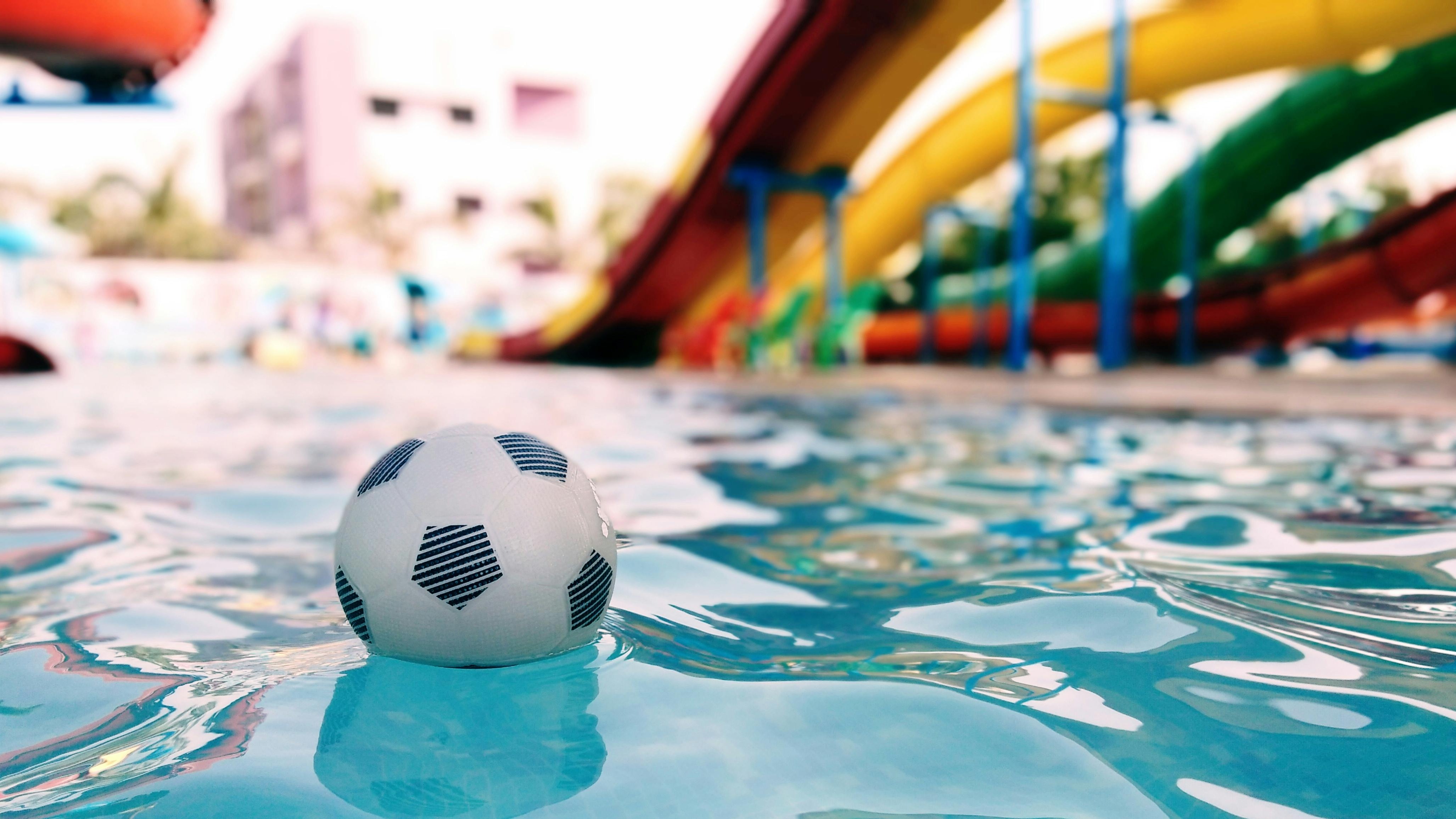 Promotional poster for Water Park in Lewis Park activities.