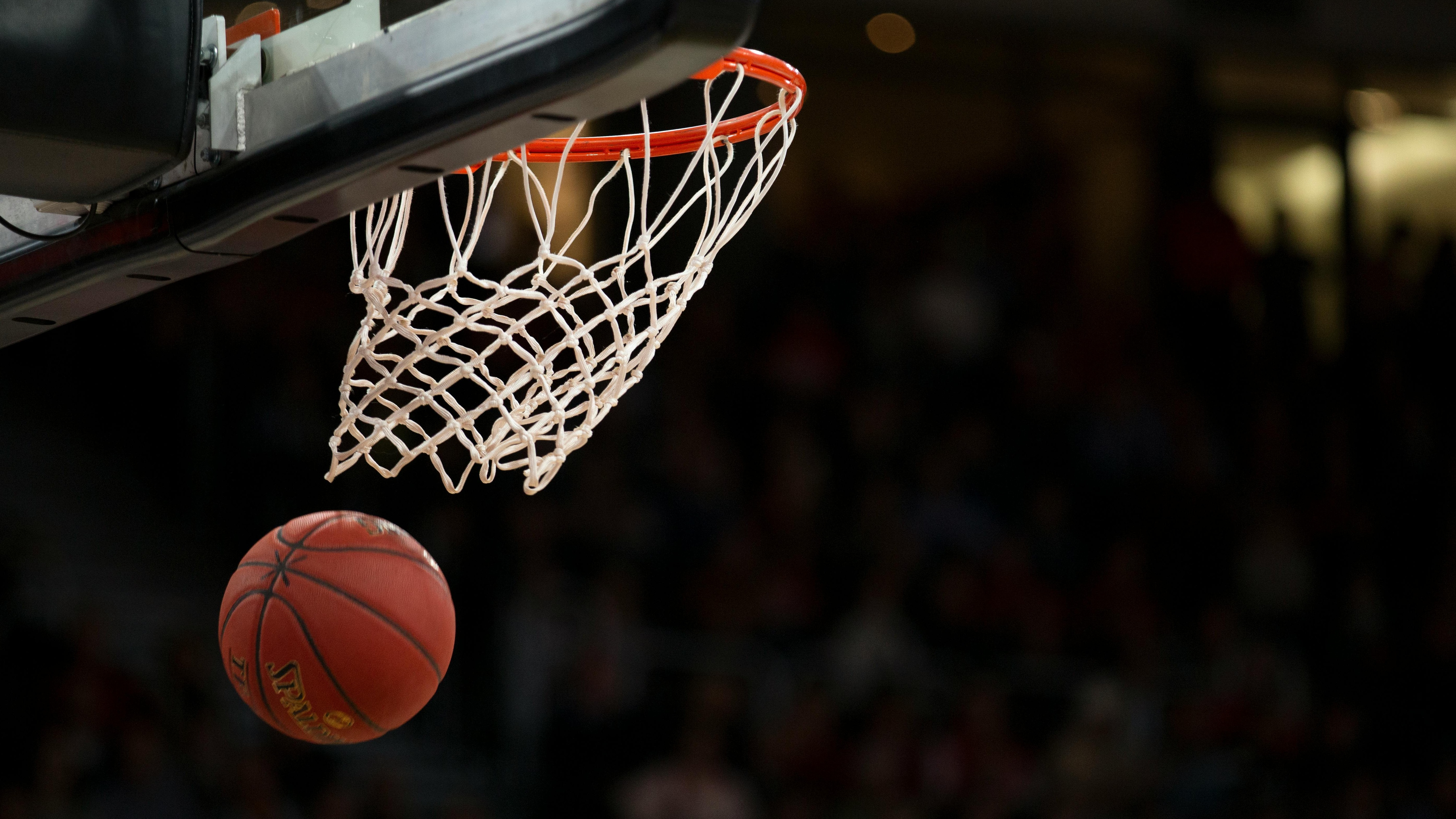 basketball in action.