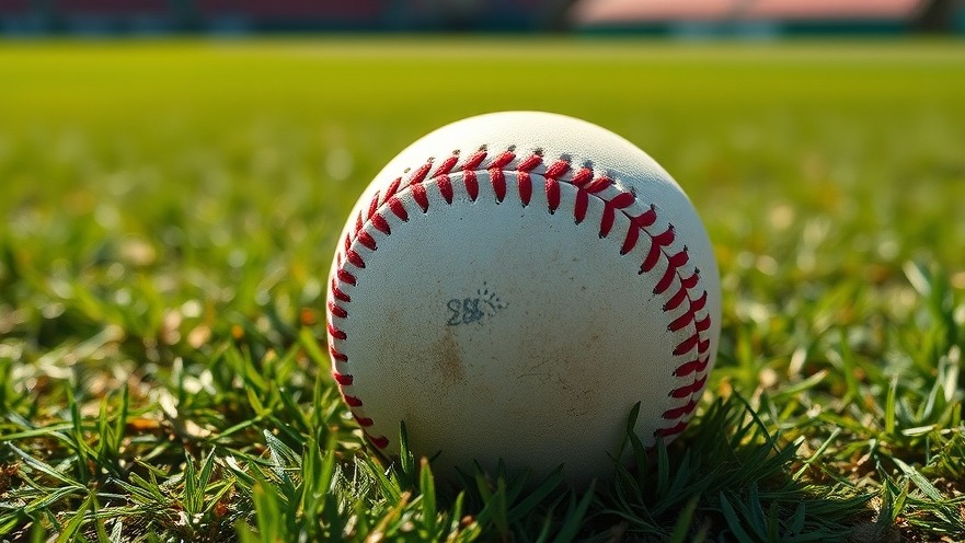 Close-up of a baseball on the field, highlighting SEC Softball Tournament schedule details.