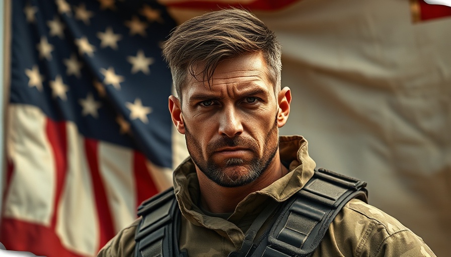 Chad 1000x Hero Workout tribute image with soldier