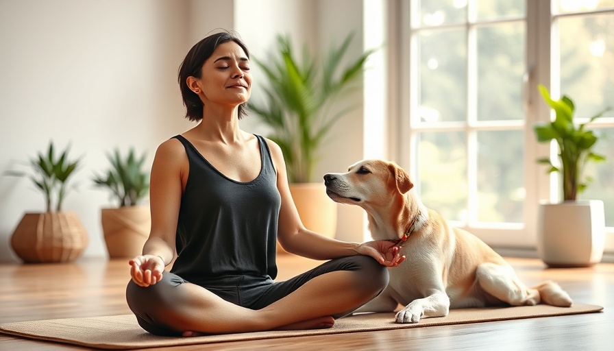 10 Minute Breathwork meditation with woman and dog