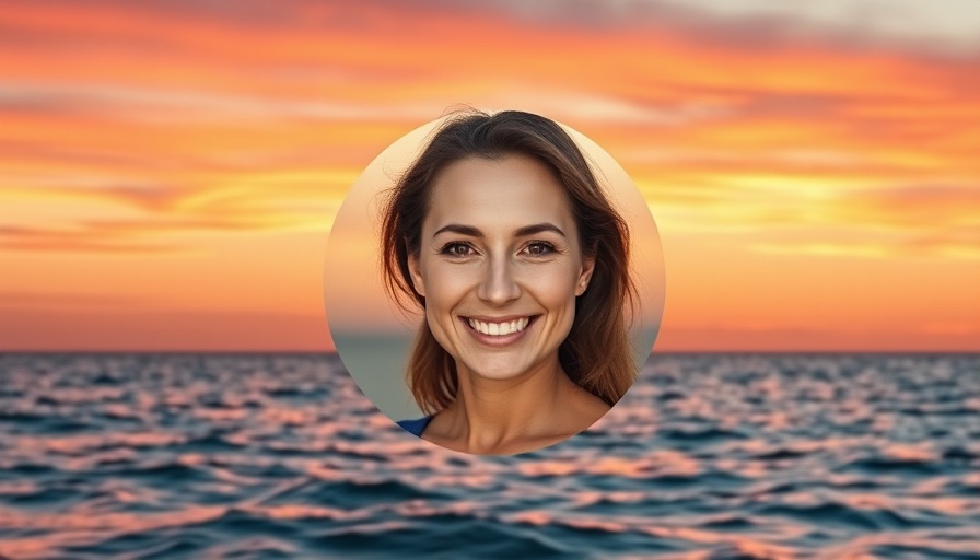Serene ocean sunset with meditation theme, highlighting unconditional love.