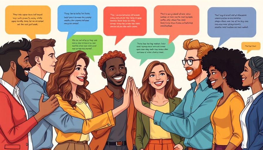 Illustration of coworkers engaging, highlighting workplace friendship benefits.