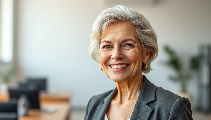 Confident woman smiling, learning how to manage anxiety and worry.