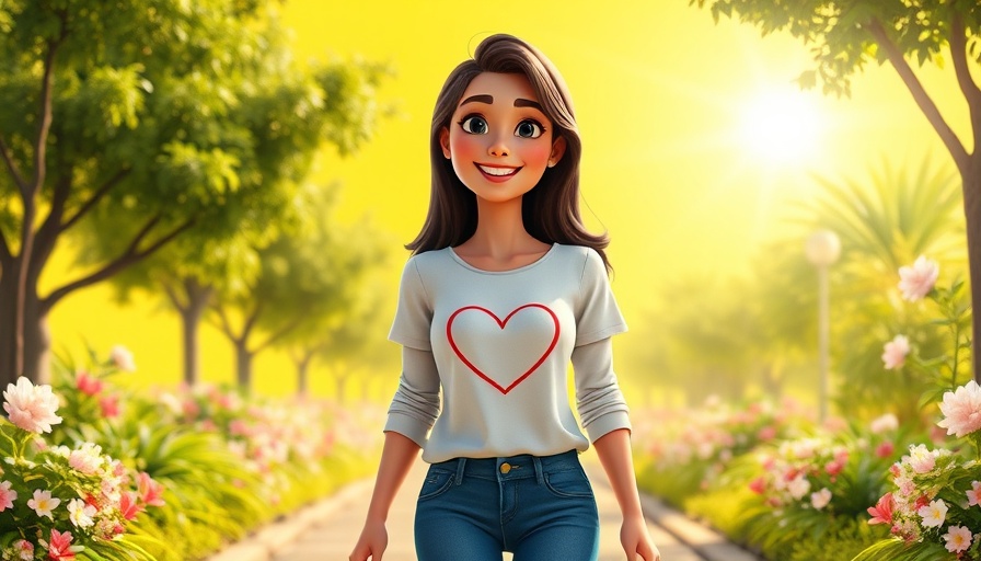 Reconnect with Your Higher Self: Woman walking in vibrant nature.