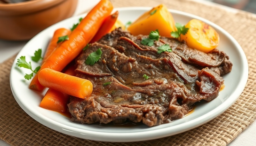 Tender pot roast with carrots and potatoes, Instant Pot Pot Roast Recipe.