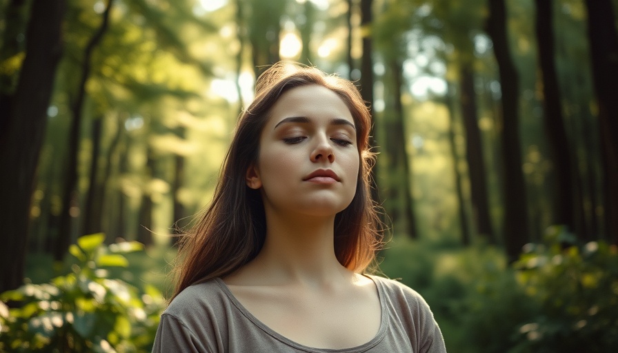 Teaching mindfulness through serene forest meditation.