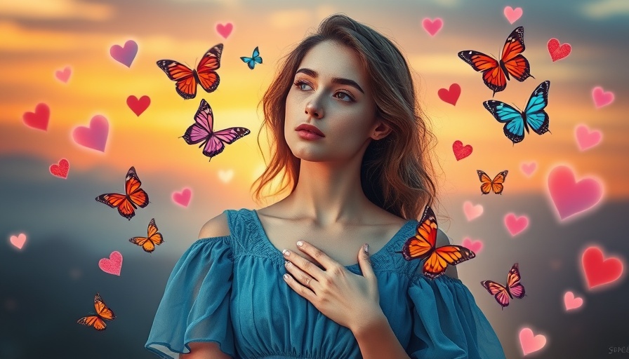 Artistic image of a woman embracing self-worth during heartbreak.