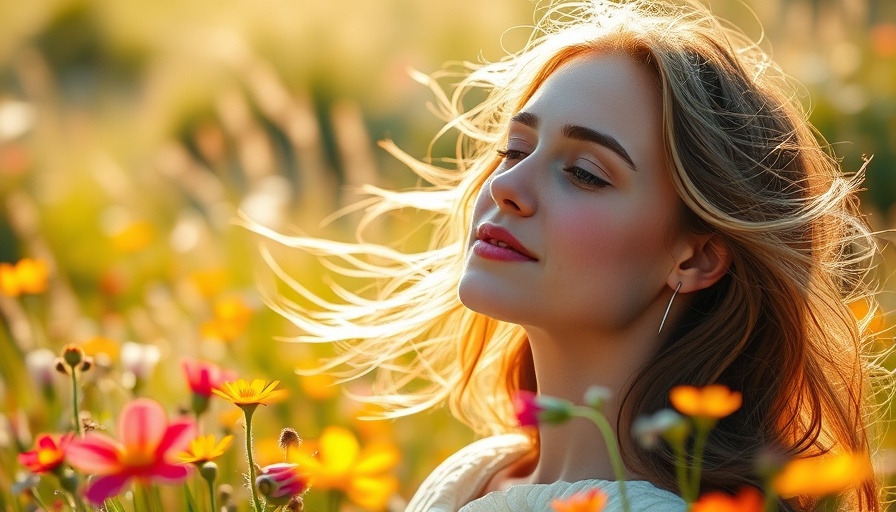 Ethereal scene of a young woman in sunlight - 'whisper that saved my life'