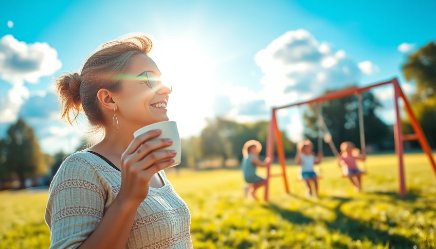 Small simple acts for healthy living: woman enjoying sunshine.