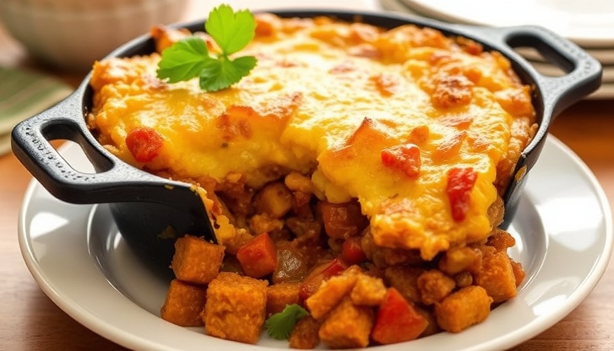 Cast-Iron Vegetarian Tamale Pie