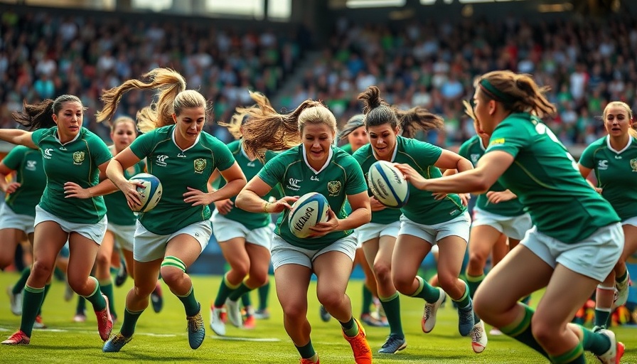 Women's Rugby World Cup Ireland - Intense match action.