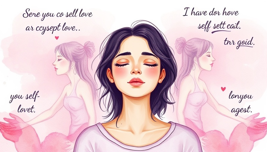 Understanding Complex Trauma and Self-Love: Illustrative self-love representation