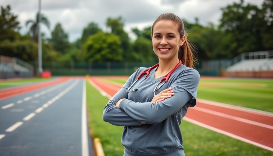 Women's Rugby World Cup Physiotherapy Support with female physiotherapist on sports field.