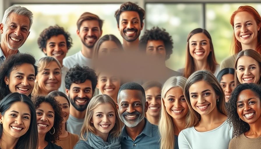 Group collage of diverse individuals for workout strategies.