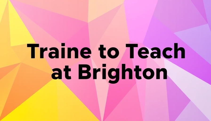 Postgraduate Training Teaching Information Day promotional banner at Brighton