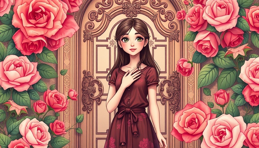 Floral illustration of a woman exploring emotional intelligence.