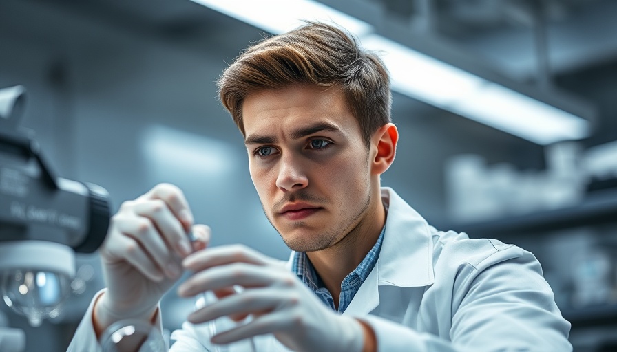 Researcher in sport science lab analyzing samples, Trending Health in Sport Science.