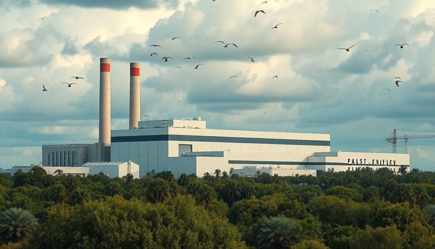 Palm Beach County waste-to-energy facility with vast landscape.