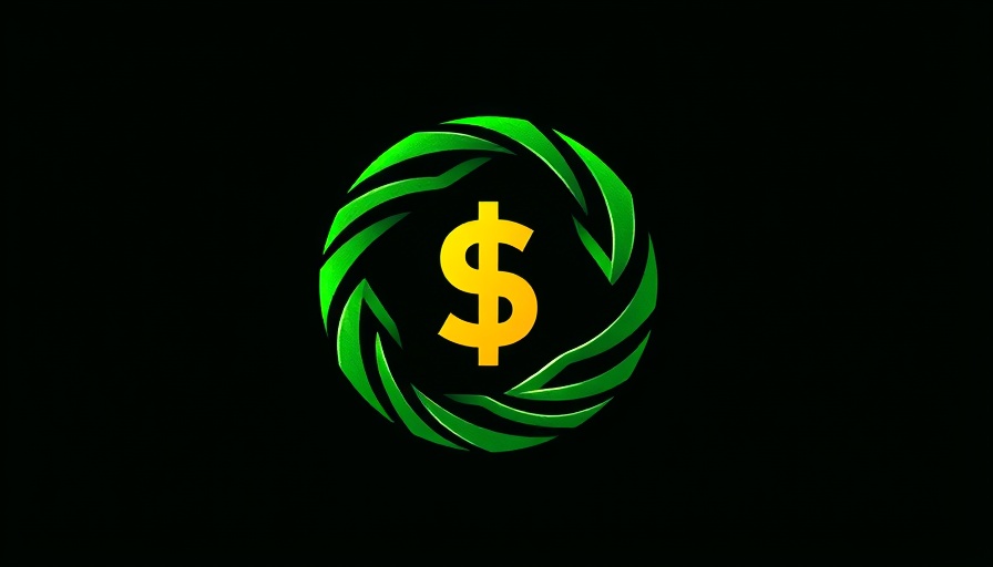 Conceptual AI economy graphic with dollar sign, Are We in an AI Bubble?