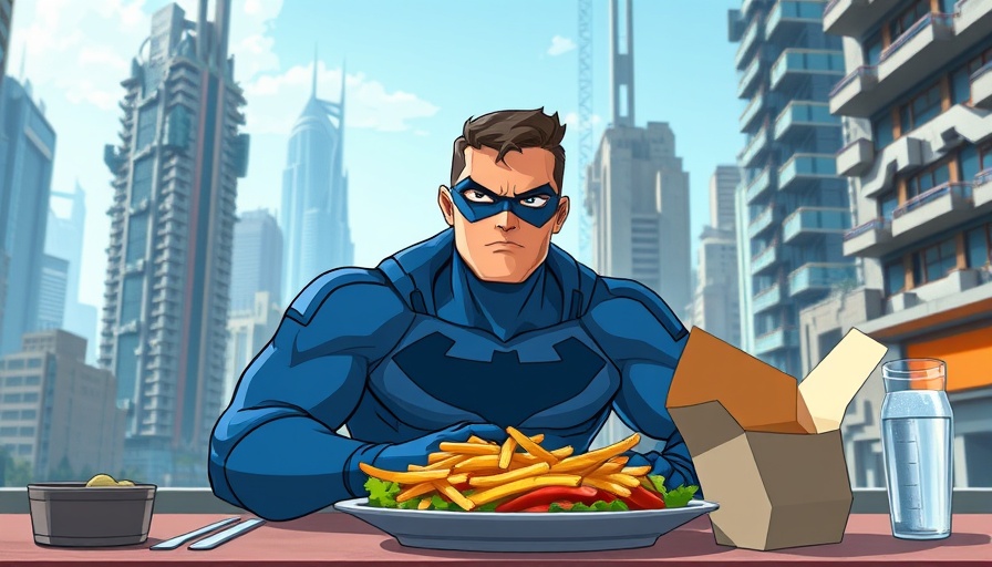 Superhero in blue costume dining amidst a dystopian cityscape, Invincible Season 4 Release Date