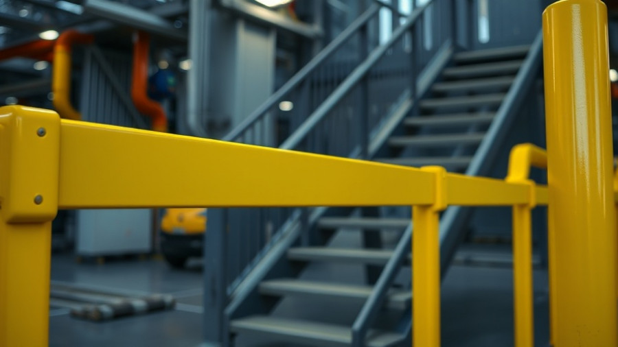 A-Safe Gen 4 Polymer Barriers protecting industrial site.