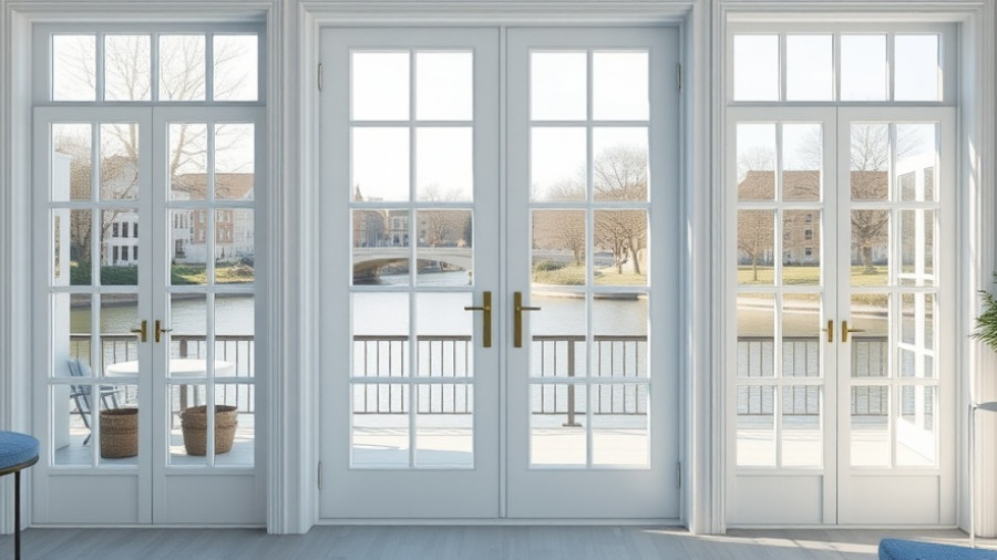 Best Value French Doors with Professional Installation in a serene riverside setting.