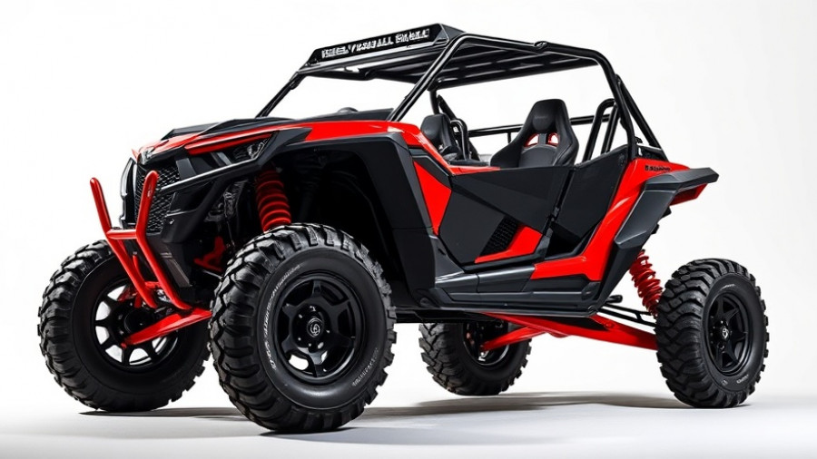 Rugged Vanderhall Brawley GTS UTV with large off-road tires.