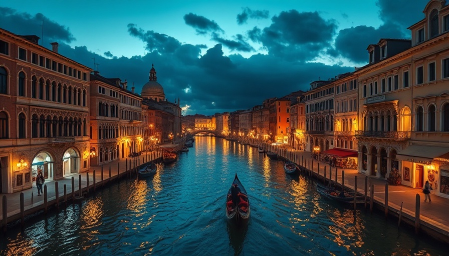 Exploring the hidden gems of Venice at night with glowing canals.