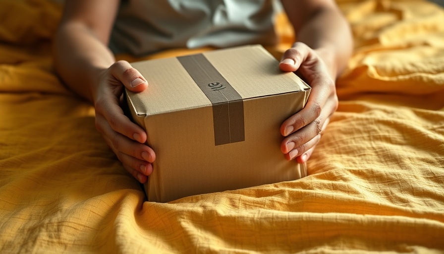 Amazon Big Spring Sale 2025 package unboxing on bed