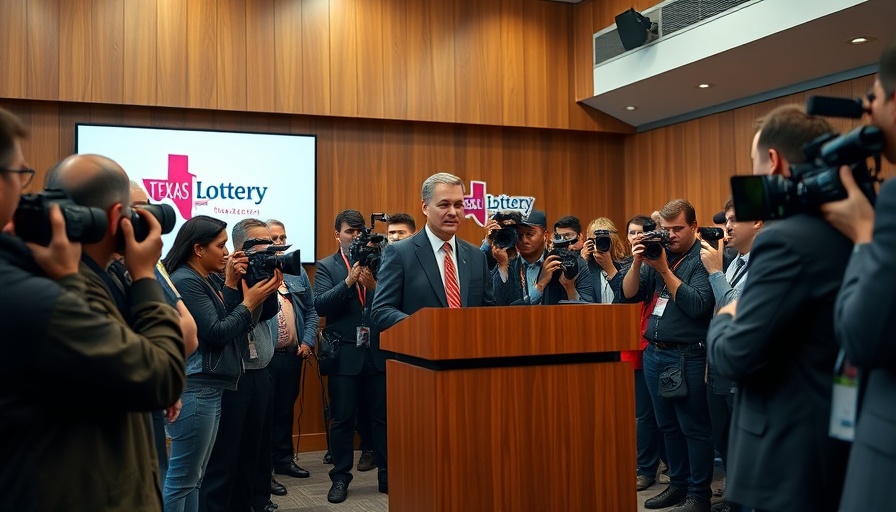Texas Lottery investigation press conference with media