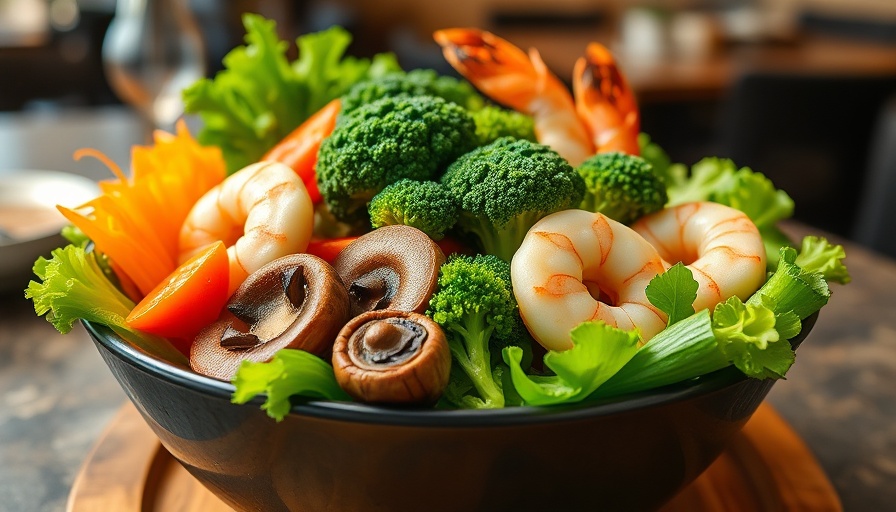 Healthy Dining Experience in Dallas with vibrant vegetable bowl