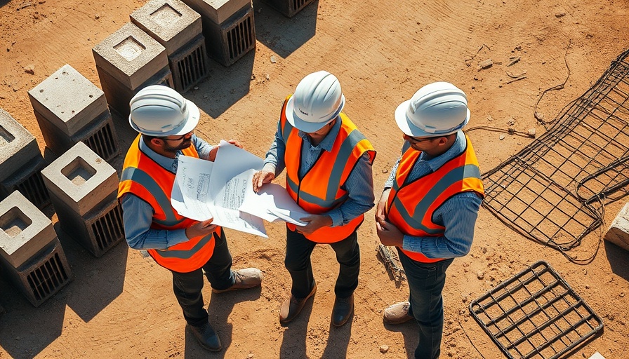 Architects using AI technology on site