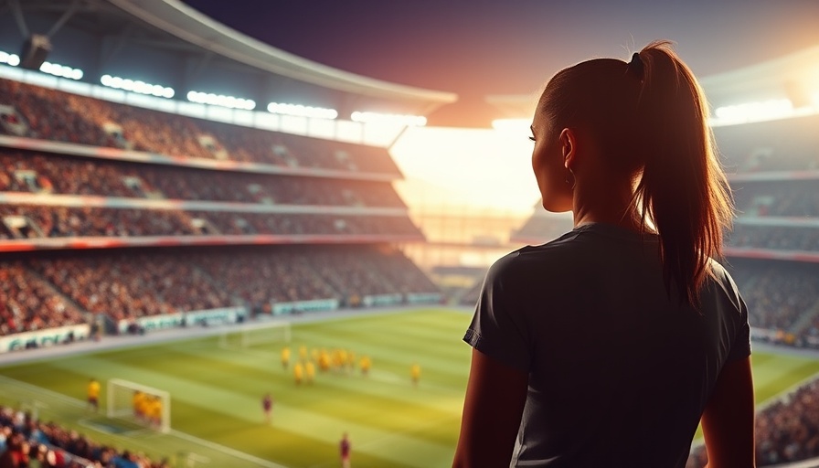 Female athlete in stadium illustrating rise of women’s sports.