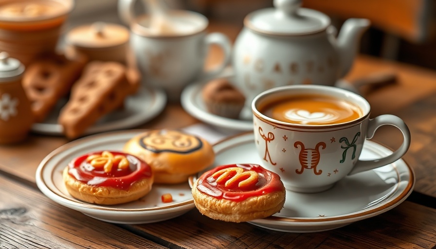 Zodiac symbols on cookies and cup, Kitchen Astrology and Zodiac Food Preferences.