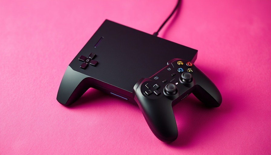 Best Retro Gaming Consoles 2025 - sleek console with controllers.