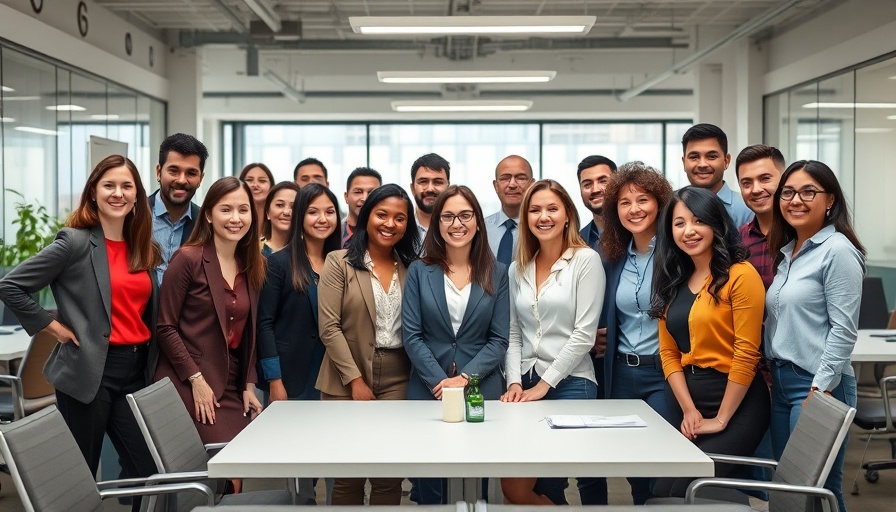 Professionals in a meeting room discussing jeans not allowed at work policy.