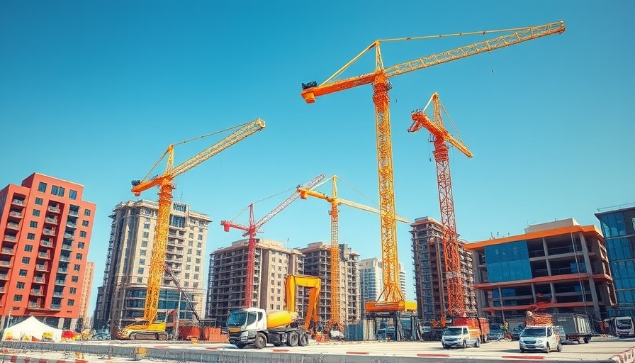 Center of Hope Construction Milestone at busy urban site.