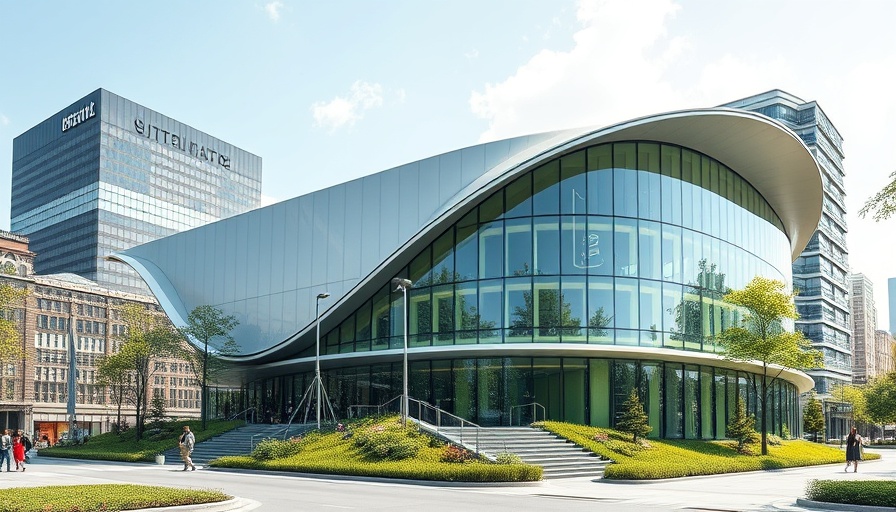 Modern Wiregrass Innovation Center with sleek, sustainable design.