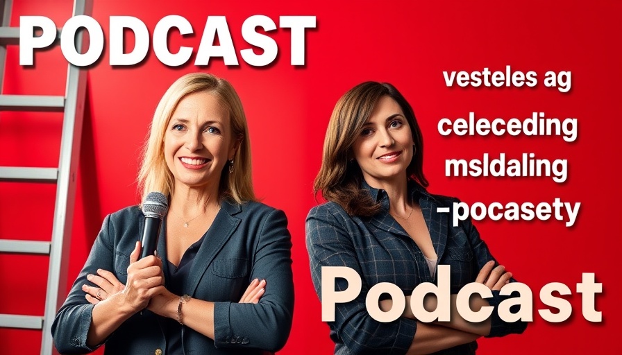 Podcast banner on ladder safety for low-slope roofing.