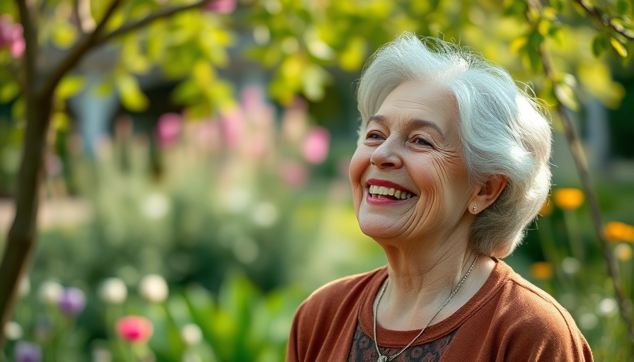 Elegant woman enjoying a garden, representing Easter events in DFW.