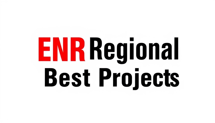 2025 Regional Best Projects Contest logo in bold red and black