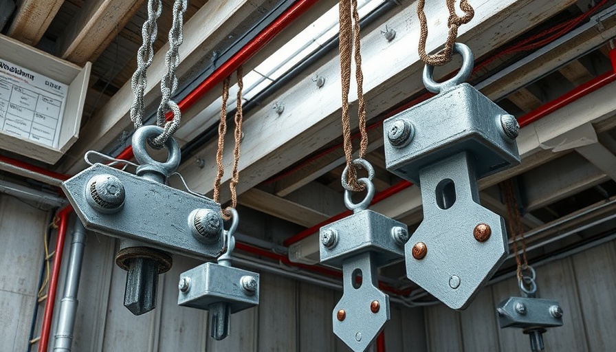 Modern construction anchors for futureproof projects in industrial setting.