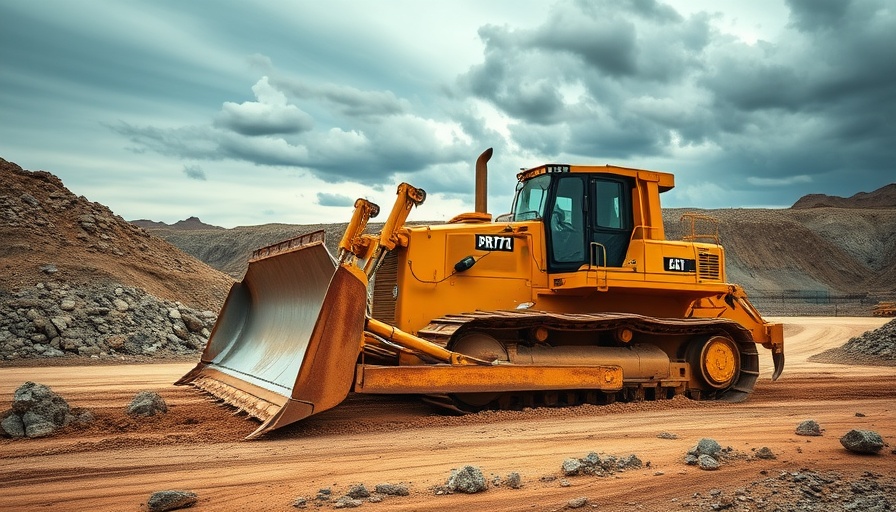 Liebherr PR 776 dozer with Trimble Ready Option in a rugged quarry.