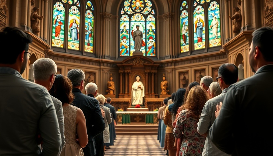 Fort Worth church honors Pope Francis with prayer and stained glass.